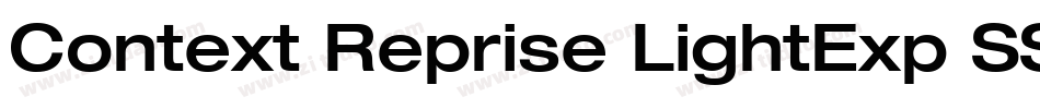 Context Reprise LightExp SSi Bold字体转换